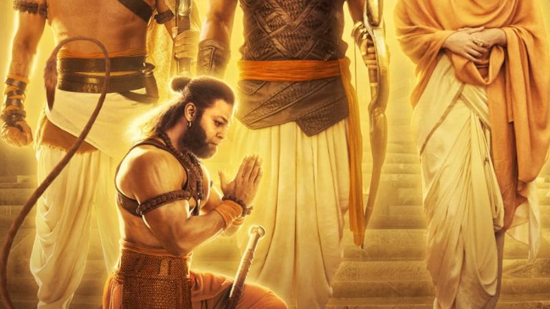 ‘ஆதி புருஷ்’ படக்குழு வெளியிட்டிருக்கும் தெய்வீகமான போஸ்டர்…