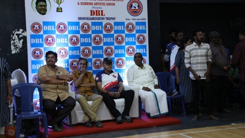 டப்பிங் யூனியன் உறுப்பினர்களுக்காக .டத்தோ ராதாரவி தலைமையில் DBL -இறகுப்பந்து போட்டி