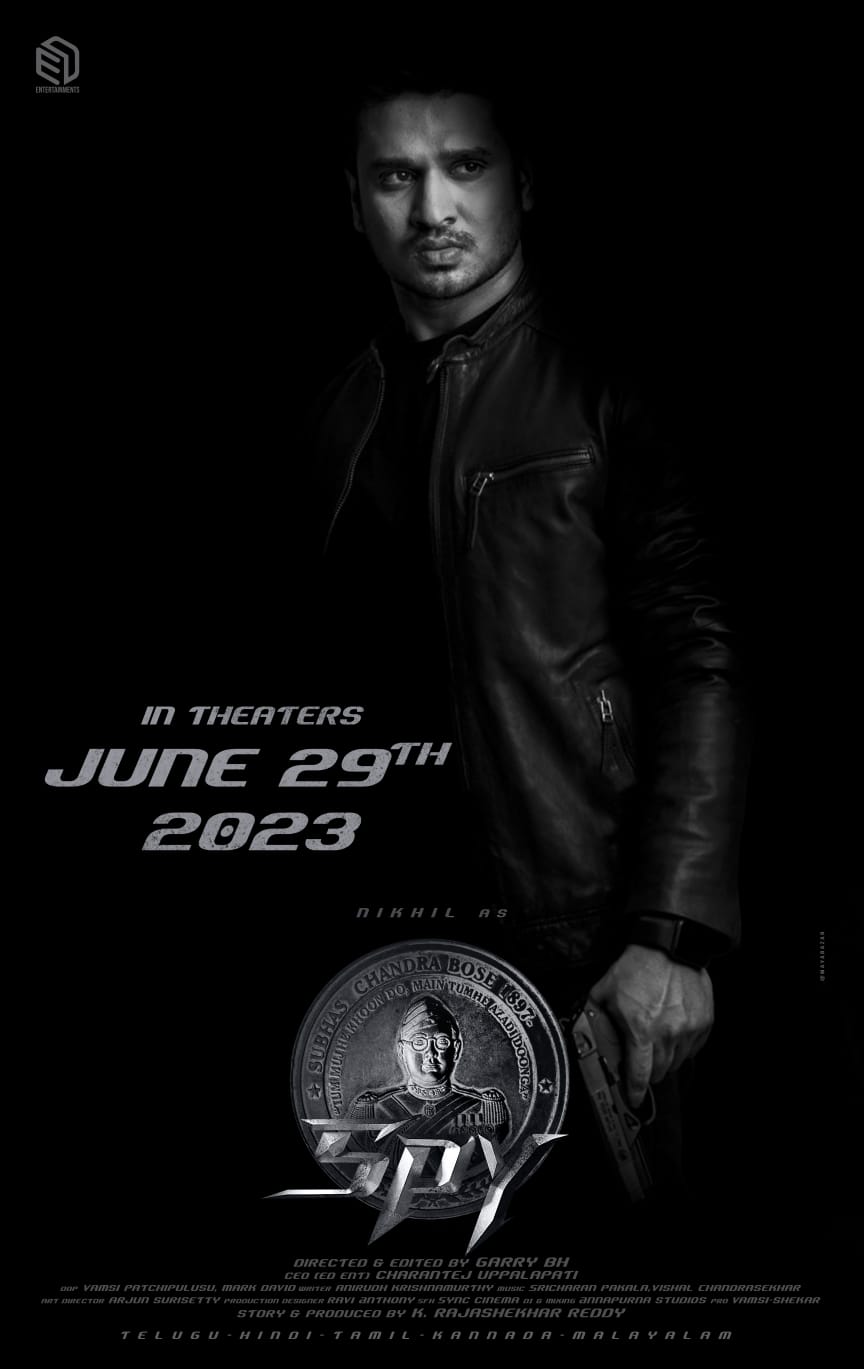 ஜூன்  29 ஆம் தேதி திரையரங்குகளில்’ஸ்பை’ திரைப்படம்…!