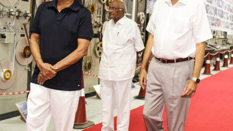 ஏவிஎம் ஹெரிடேஜ் மியூசியத்திற்கு வருகை தந்த சூப்பர்ஸ்டார் ரஜினிகாந்த்..!