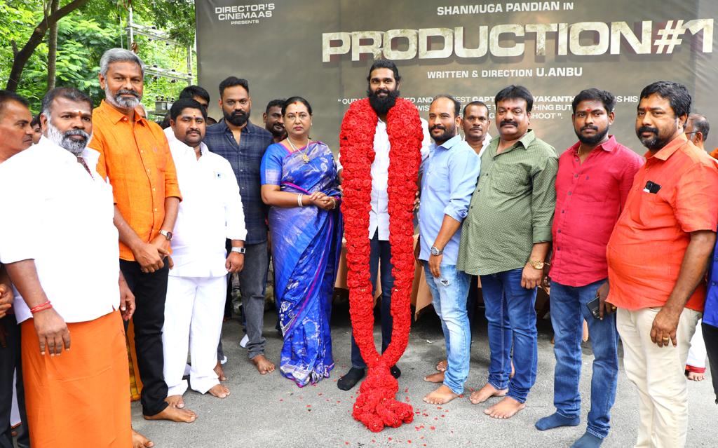 நடிகர் சண்முக பாண்டியன் நடிக்கும் ஆக்சன் திரைப்படம், பூஜையுடன் இனிதே துவங்கியது !