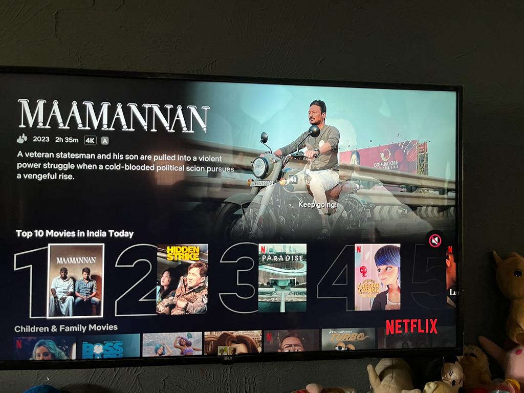 1.2 மில்லியன் பார்வைகளைக் கடந்து சாதனை படைத்த மாமன்னன்!!