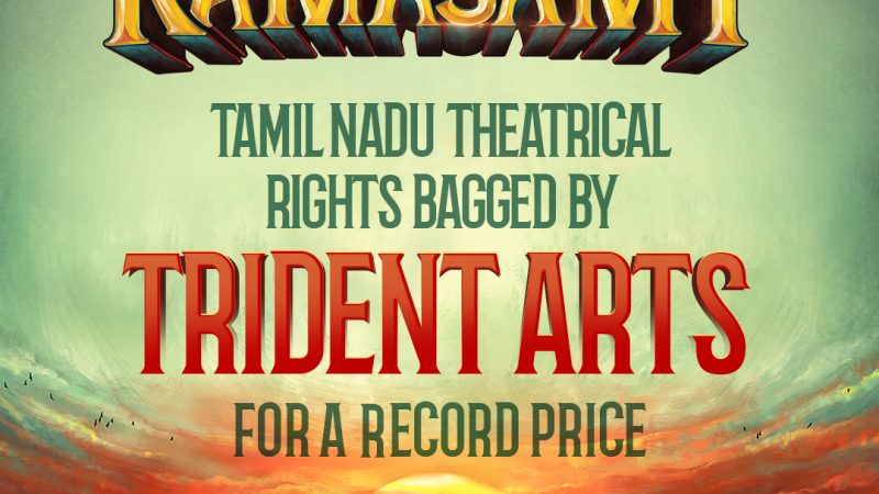 ‘வடக்குபட்டி ராமசாமி’ திரையரங்கு உரிமையை டிரைடென்ட் ஆர்ட்ஸ் ஆர் ரவீந்திரன் வாங்கியுள்ளார்