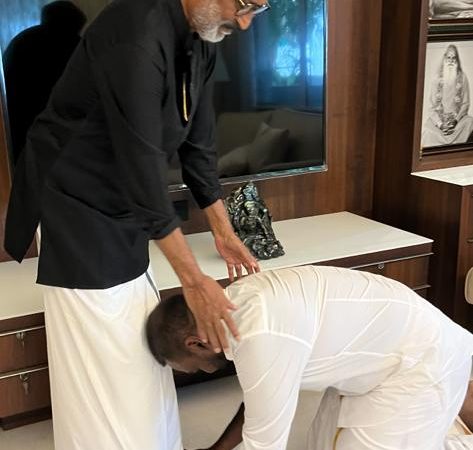 ‘சந்திரமுகி 2’ ரஜினி சந்தித்து வாழ்த்துப் பெற்ற ராகவா லாரன்ஸ்