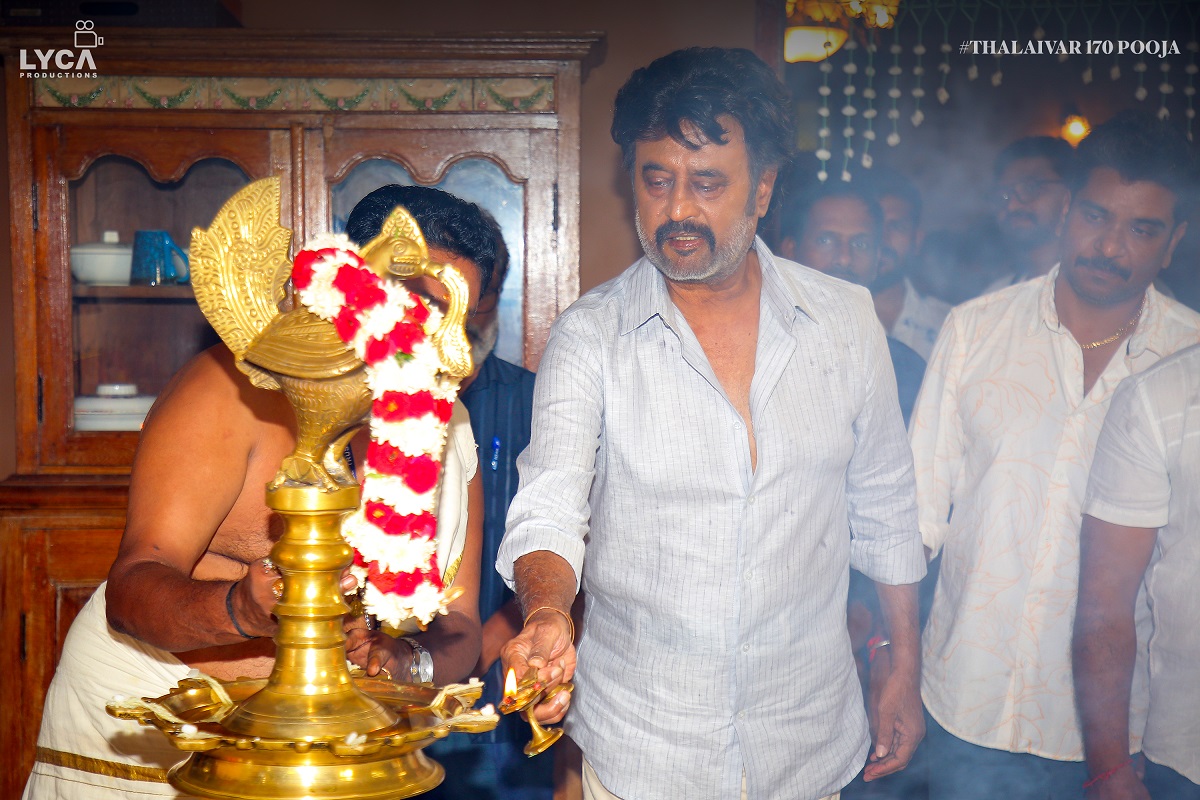 லைகா புரடக்சன்ஸ் தயாரிக்கும் ‘தலைவர் 170’ படப்பிடிப்பு திருவனந்தபுரத்தில் துவங்கியது.!
