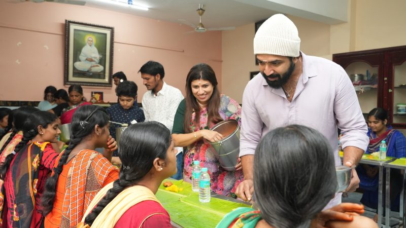 ‘உதவும் கரங்கள்’ குழந்தைகளுடன் பிறந்தநாள் கொண்டாடிய அருண் விஜய் !