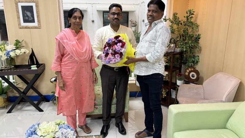 மூத்தோர் தடகள போட்டியில் வெற்றி பெற்றவர்கள் சார்பாக சந்திப்பு..