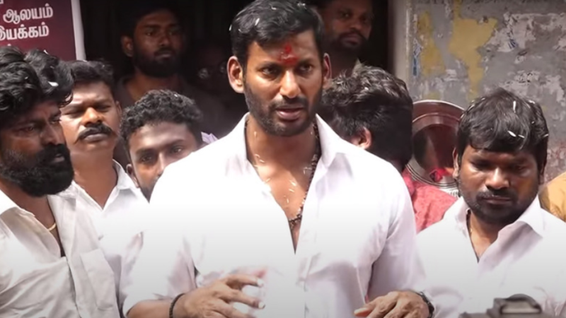 பொதுமக்கள் கோரிக்கையை நிறைவேற்றிய நடிகர் விஷால்.