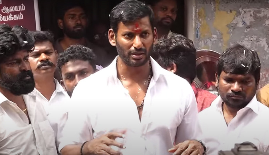 பொதுமக்கள் கோரிக்கையை நிறைவேற்றிய நடிகர் விஷால்.
