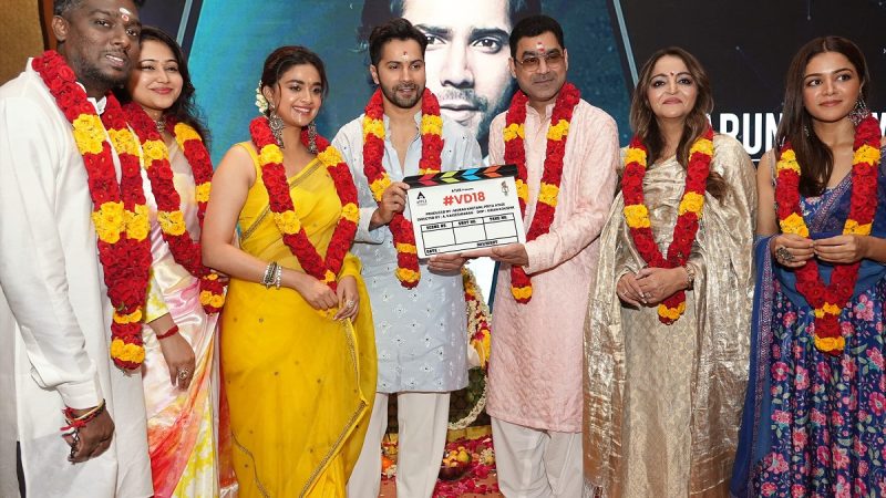  அட்லீ தயாரிப்பில்  வருண் தவான் நடிக்கும் ‘VD18 ‘