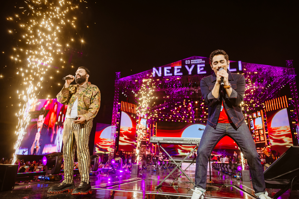 முன்னுதாரணமாக மாறிய சந்தோஷ் நாராயணனின் ‘நீயே ஒளி’ இசை நிகழ்ச்சி