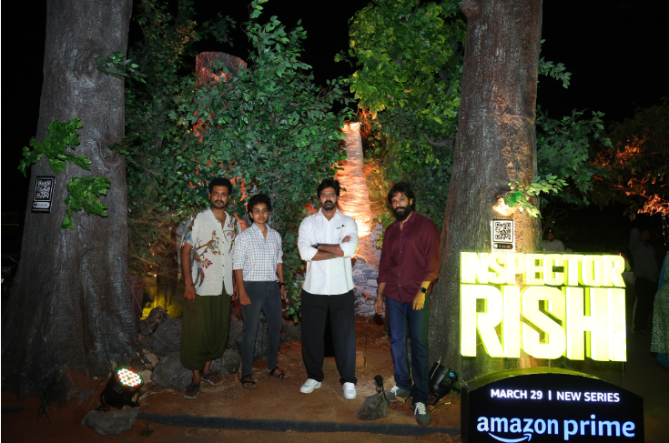 ‘இன்ஸ்பெக்டர் ரிஷி’  படக்குழுவினர் மெரினாவில் ரசிகர்களை சந்திக்கிறார்கள்!
