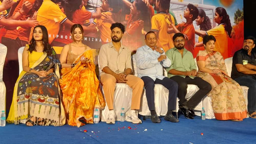 “குடும்பத்தோடு பாருங்கள்!”: ‘பி.டி. சார்’ பட விழாவில்  ஹிப்ஹாப் தமிழா ஆதி