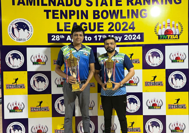 டென்பின் பந்து வீச்சில் அபிஷேக்கை வீழ்த்தி பட்டத்தை வென்றார் கணேஷ்