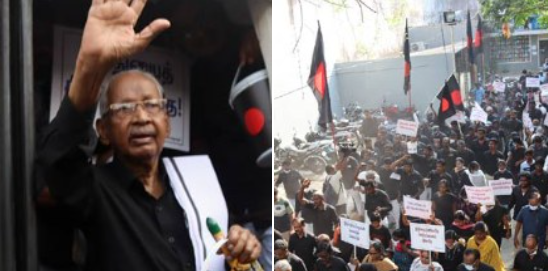 பிராமண கூட்டமைப்பு ஊர்வலத்துக்கு பதில் ஊர்வலம்!: தி.க. தலைவர் கி.வீரமணி அறிவிப்பு!