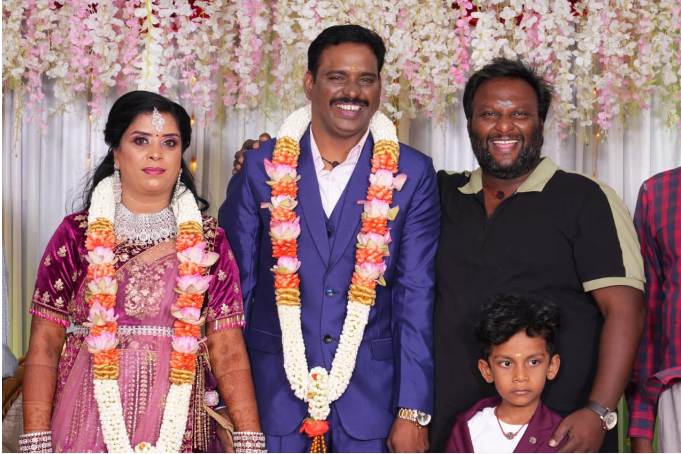 திரைப்பட இயக்குநர் முத்து – கீதா திருமணம்! திரையுலகினர் வாழ்த்து!