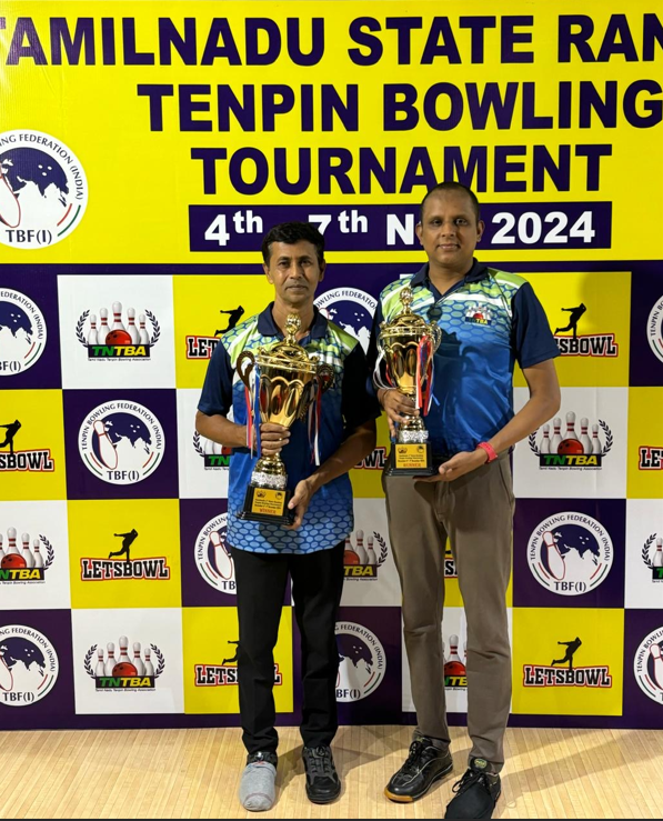 4 வது தமிழ்நாடு மாநில தரவரிசை டென்பின் பவுலிங் போட்டி: அக்ரமுல்லா பெய்க் சாம்பியன் பட்டம் வென்றார்