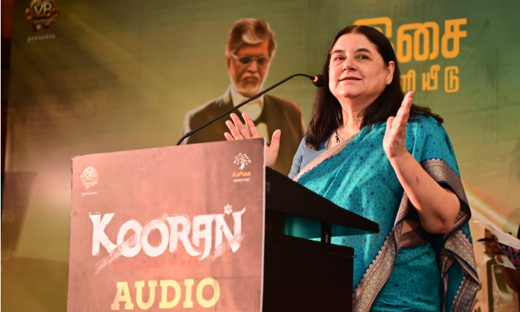 “எனக்கு தலை வலிக்குது.. மருந்து இருக்கா” என கேட்ட பசு!”: ‘கூரன்’ பட விழாவில் மேனகா காந்தி அதிர்ச்சி பேச்சு!