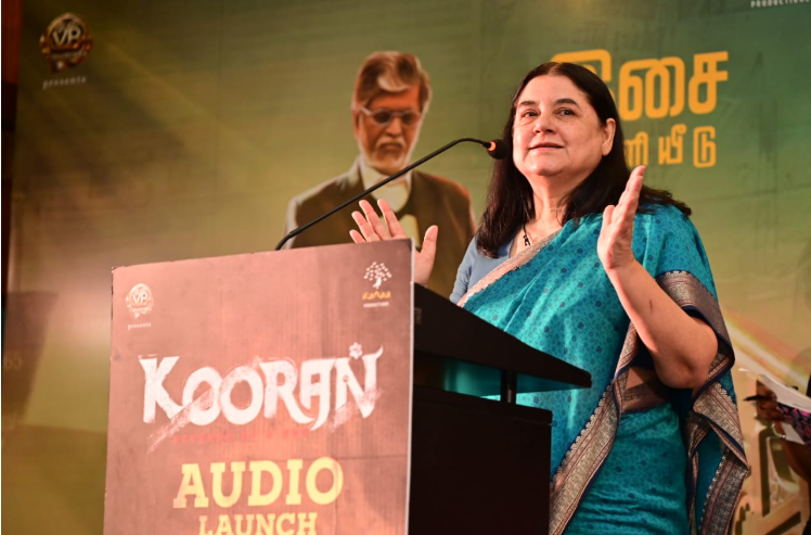 “எனக்கு தலை வலிக்குது.. மருந்து இருக்கா” என கேட்ட பசு!”: ‘கூரன்’ பட விழாவில் மேனகா காந்தி அதிர்ச்சி பேச்சு!