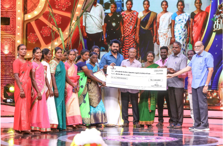 5 விருதுகள், தலா 2 லட்சம்  ரூபாய்!: உழவர்களை கௌரவப்படுத்திய கார்த்தி!
