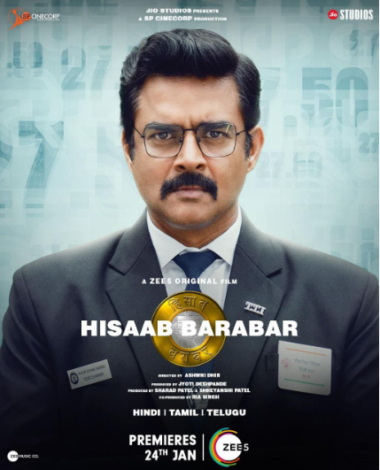 மாதவன் நடிப்பில், ZEE5 ஒரிஜினல் படமான ‘ஹிசாப் பராபர்’ இப்போது இந்தி, தமிழ் மற்றும் தெலுங்கில் ஒளிபரப்பாகிறது!!