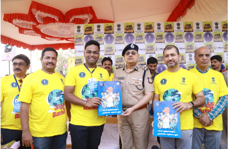 “ஏமாறாதீங்க!”: வெளிநாட்டு வேலைக்குச் செல்வோருக்கான PoE நடத்திய விழிப்புணர்வு நடை !