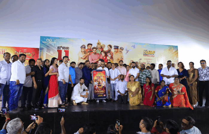 “காமெடி கலகலப்புக்கு கேரண்டி!”: தேசிங்கு ராஜா-2 இசை வெளியீட்டு விழாவில் விமல்!