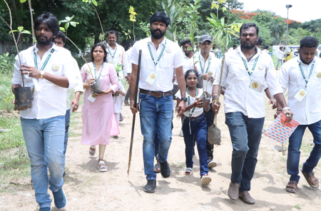 6 மாதங்கள்… 25,000 மரக்கன்றுகள்!: நடிகர் சௌந்தரராஜா அசத்தல் திட்டம்!