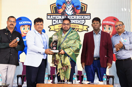தேசிய கிக் பாக்ஸிங் சாம்பியன்ஷிப் கோப்பை 2025, குழந்தைகள் பிரிவில் தமிழ்நாடு ஒட்டுமொத்த கோப்பையை வென்றது!