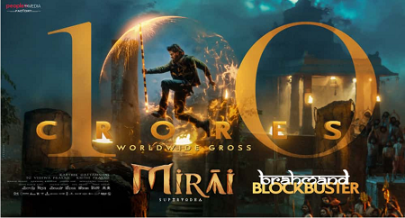 தேஜா சஜ்ஜா நடிப்பில், “மிராய்” திரைப்படம் – உலகளவில் 100 கோடி வசூல், அமெரிக்காவில் மட்டும் $2 மில்லியன் வசூல் செய்து சாதனை !!