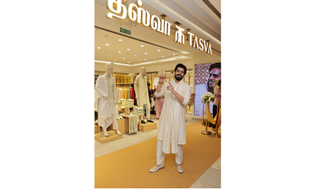 இந்திய ஆண்களின் ஆடைத்தொழில் பிராண்ட் “டஸ்வா” – சென்னை எக்ஸ்பிரஸ் அவென்யூ மாலில் நடிகர் ஹரிஷ் கல்யாணுடன் இணைந்து திருமண ஆடைத் தொகுப்பு மற்றும் அதன் திருவிழாவை அறிமுகப்படுத்தியுள்ளது