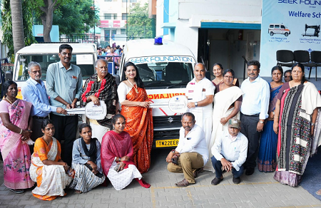 பழங்குடியினர் சமூகத்திற்கு 50 லட்சம் செலவில் எந்திரங்கள், உபகரணங்கள் உதவி செய்த :சீக் பவுண்டேஷன்’ !