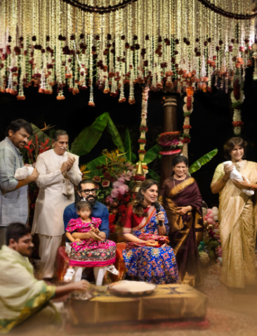 மெகா வாரிசுகளின் வரவு: சிவராம் மற்றும் அன்வீரா தேவி! ஒரு ஆன்மீக சங்கமம்!