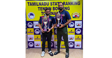 முதல் தமிழ்நாடு மாநில தரவரிசை டென்பின் பந்துவீச்சு போட்டி: அபிஷேக் சாம்பியன் பட்டம் வென்றார்!