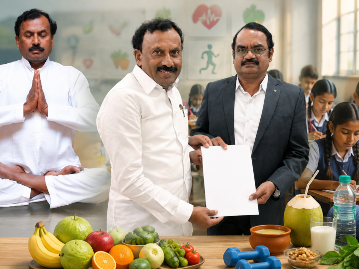 “சாப்பிட, பருக பள்ளியில பாடம்!”: சைதையாரின், ஆரோக்ய ஆலோசனை!