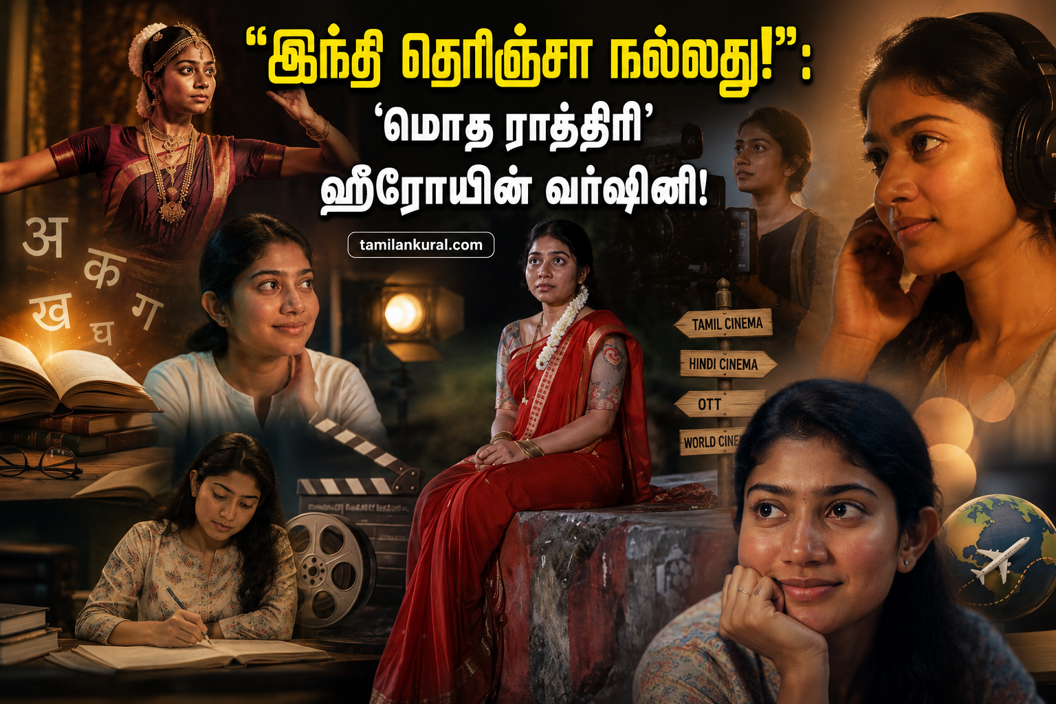 “இந்தி தெரிஞ்சா நல்லது!”:  ‘மொத ராத்திரி’ ஹீரோயின் வர்ஷினி!