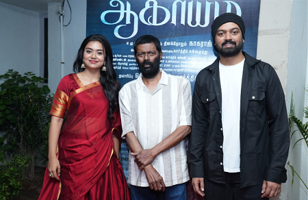 “விஜய் முதல்வர் ஆனது எப்படி தெரியுமா?”: ‘ஆகாயம்’ பட விழாவில் ‘தினந்தோறும்’ நாகராஜ்!