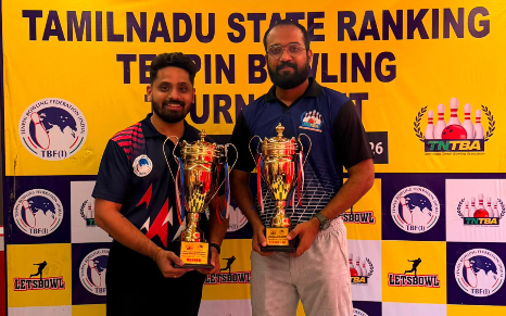 தமிழ்நாடு மாநில டென்பின் பவுலிங்: தீபக் கோத்தாரி முதன்முறையாக சாம்பியன் பட்டம் வென்றார்!